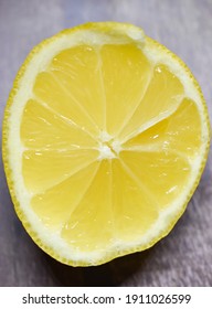 Close up of lemon slice
