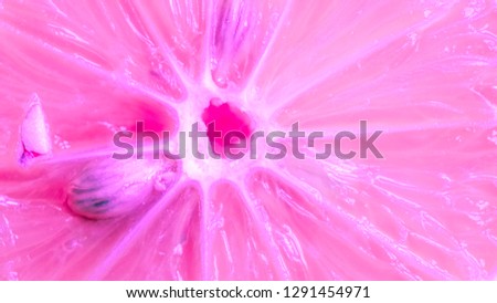 close up of lemon slice, saved with clipping path