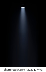 Close up of light beam isolated on black background - Shutterstock ID 2227477493