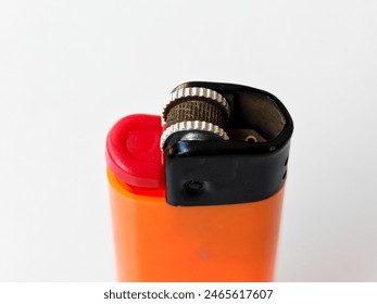 close up lighter a orange gas  - Powered by Shutterstock