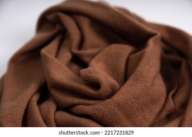 Close Look At The Ribbed Cashmere Scarf