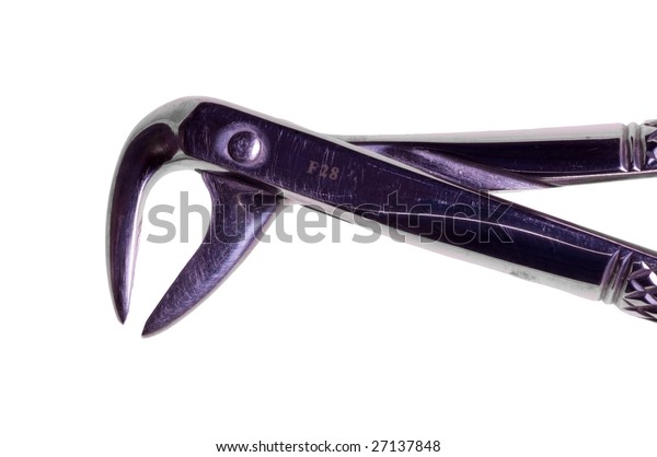 Close Lower Incisor Extraction Forceps On Stock Photo Edit Now 27137848