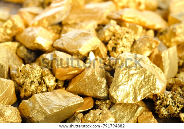 Close up lump of\
gold mine background\
texture