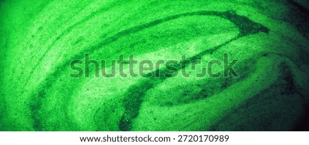 Close up macro bright light wet thick healthy sweet air round circle spiral spot stain drink meal concept. Past art design dark color fresh juicy soft spa oil gel sud spume text space top detail view