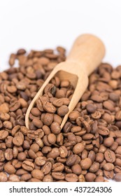 Close up macro coffee beans