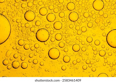 Close up macro lemon bubble texture,Lemon texture, macro. Abstract yellow summer background,Fresh lemon slice in water with bubbles on white background