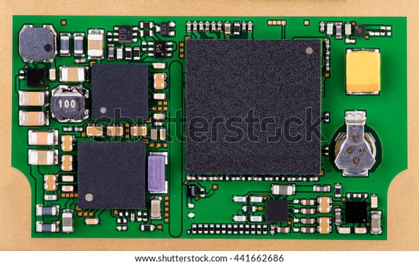 Close Macro Mobile Phone Printed Circuit Stock Photo (Edit Now) 441662686