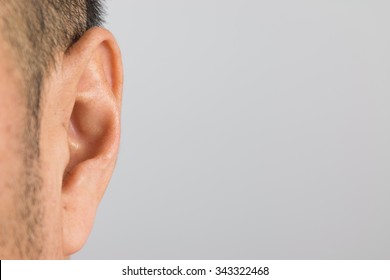 Close Up Of Man Ear