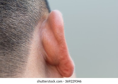 Close Up Of Man Ear