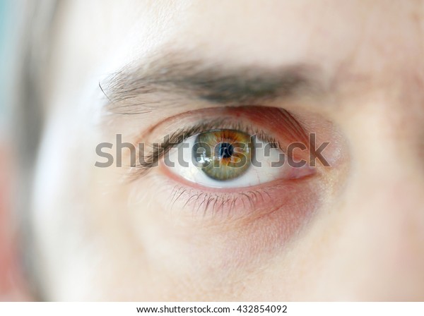 Close Up Of A Man Eye\
