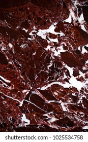 Close Up Of Marble Burgundy Texture 