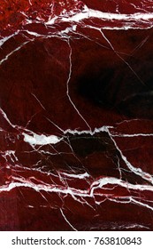 Close Up Of Marble Burgundy Texture 