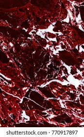 Close Up Of Marble Burgundy Texture 