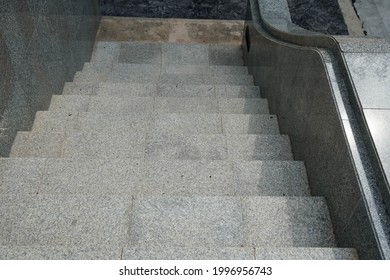 close up marble staircase steps