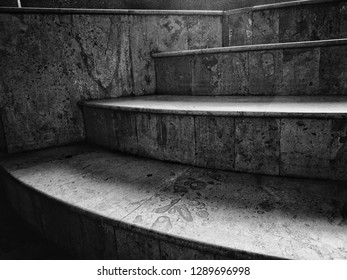 Close Up Marble Staircase Surface Texure