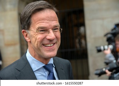 Close Up Mark Rutte At The Kings Reception At Amsterdam The Netherlands 2020