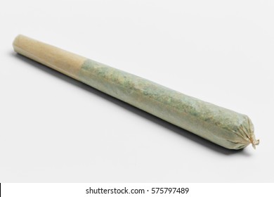 Close Up Of Medical Marijuana Joint