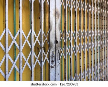 Retractable Folding Door Gate Images Stock Photos Vectors