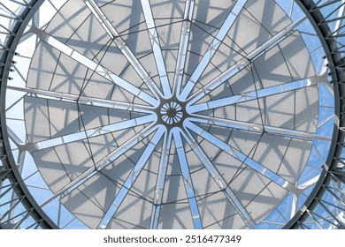 Close up of modern architectural dome structures - Powered by Shutterstock