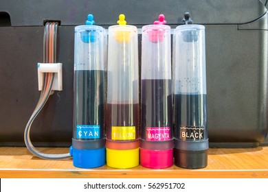 Close Modified Ink Tank Printer On Stock Photo 562951702 | Shutterstock