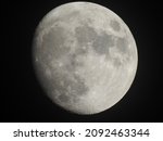 Close up of the Moon