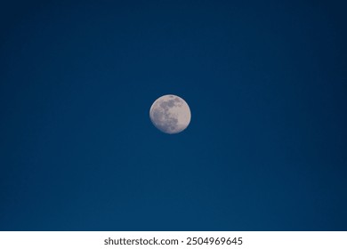 Close up of the moon