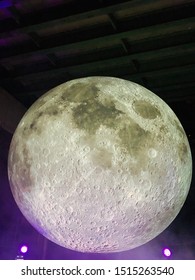 Close up of moon surface creative shot
