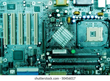 close up mother board - Shutterstock ID 50456017