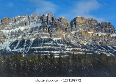 Close Up Mountain Range
