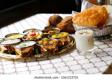 Close Up Of Navratri Thali, Indian Food