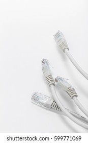 Close up of network cable