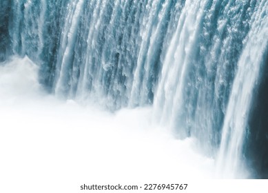close up of Niagara falls, water,  Free space, Rushing water - Powered by Shutterstock