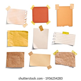 close up of a note paper on white background - Shutterstock ID 1936254283