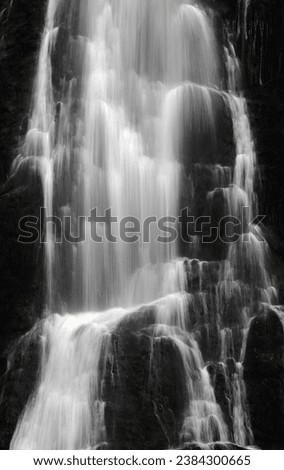 A Close Up Off a Waterfall,    
 A Cascade Of Water, A Magic Waterfall, A Natural High Cascade, A Cascade in The Mountains, A Poster Image Of A Waterfall, Water Flow Over High Rocks, 