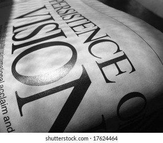 Close up of old book