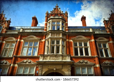 Close Up Of An Old Building In London, England