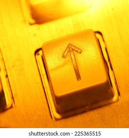 Close up of an old computer keyboard