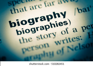 biography synonym english