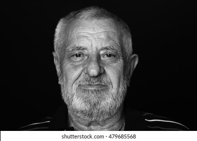 Close Up Of An Old Man