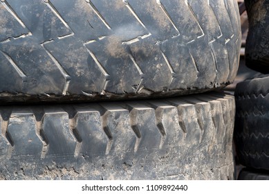 Close Old Tyre Grip Patterns Stock Photo 1109892440 | Shutterstock