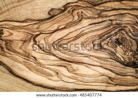 Close up of olive wood