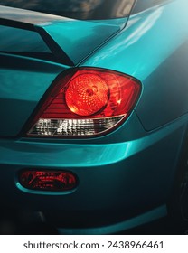 Close up on car’s back Light