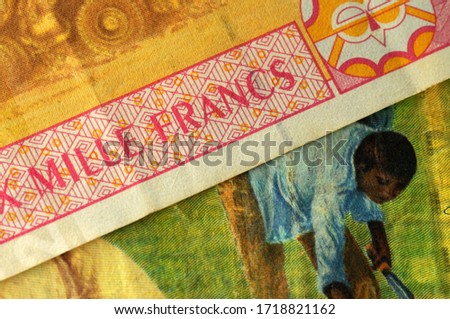 Close up on CFA franc