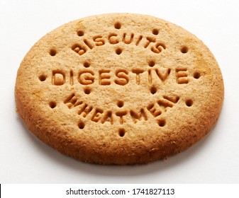 Close Up On Digestive Biscuit