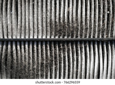 Close Up On Dirty Air Filter