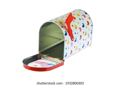 Close Up On Mailbox For Kids With Decoration                    