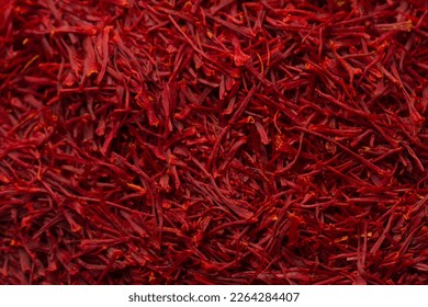 Close up on saffron texture.