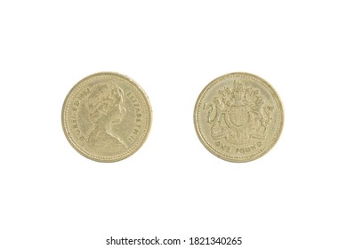 Close One Old Shiny British Pound Stock Photo 1821340265 | Shutterstock