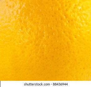 Close Up Of A Orange Fruit Texture