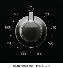 Close Up Of An Oven Time Selector Knob